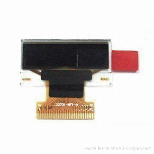 Mobile Phone Sub Display, 128 x 32 Dot Martix, Blue Color and 8-bit 8080 Interface